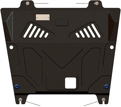 Защита картера двигателя и КПП Шериф 15.1345 для NISSAN Qashqai 1