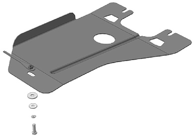 Защита КПП MOTODOR 02222 для Subaru Forester