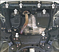 Защита картера двигателя, КПП MOTODOR 72535 для Toyota RAV 4 / Vanguard