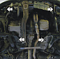 Защита картера двигателя, КПП МОТОДОР 01302 для Mitsubishi Lancer 6
