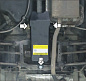 Защита заднего дифференциала MOTODOR 01732 для Renault Duster / Kaptur / Arkana / Nissan Terrano