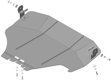 Защита картера двигателя MOTODOR 02231 для Subaru XV