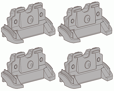 Крепёжный комплект THULE 4034 для JAGUAR XF ун 13–