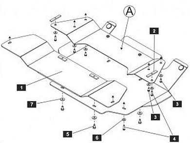 Защита КПП, РК Шериф 15.1124 для Nissan Patrol
