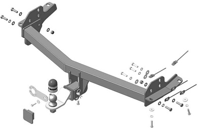 Фаркоп MOTODOR / МОТОДОР 98603-E для Oting Paladin
