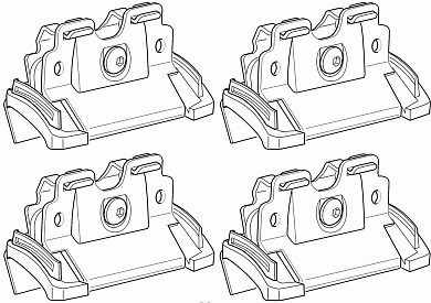 Крепёжный комплект THULE 4060 для LEXUS NX 200/300 15-