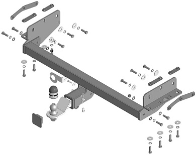 Фаркоп MOTODOR / МОТОДОР 98601-E для Dongfeng DF6