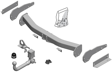 Фаркоп BRINK 583000 для JEEP Grand Cherokee 13-