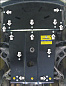 Защита радиатора, картера двигателя MOTODOR 00212 для BMW E46