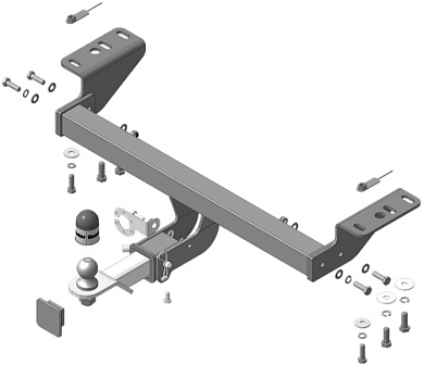 Фаркоп MOTODOR / МОТОДОР 93117-E для Haval H3