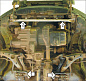 Защита картера двигателя, КПП MOTODOR 00805 для Honda CR-V 1