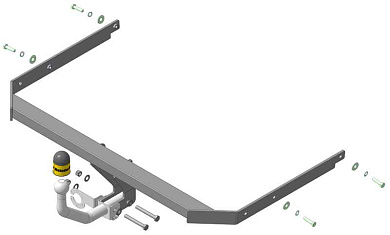 Фаркоп MOTODOR / МОТОДОР 90705-A для Ford Focus 3