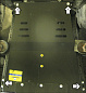 Защита КПП Мотодор 11305 для Mitsubishi L200