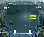 Защита картера двигателя, КПП Мотодор 01333 для Mitsubishi Lancer 10