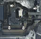 Защита предпускового обогревателя MOTODOR 02743 для Volkswagen T-6