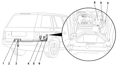 Оригинальный электрокомплект WESTFALIA 323064300113 для Range Rover L322