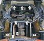 Защита картера двигателя, КПП MOTODOR 11317 для Mitsubishi L200
