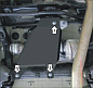 Защита заднего дифференциала MOTODOR 00144 для Audi Q5