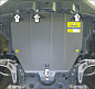 Защита двигателя, КПП Мотодор 00813 для Honda Civic