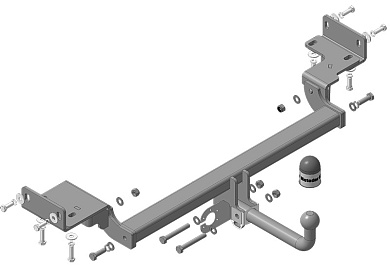 Фаркоп MOTODOR / МОТОДОР 91004-A для KIA Sportage / Hyundai Tucson