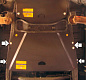 Защита раздаточной коробки Мотодор 11316 для Mitsubishi Pajero Sport 2