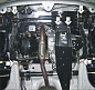 Защита картера двигателя, КПП Мотодор 70512 для Daewoo Matiz