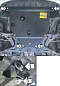 Защита картера двигателя, КПП MOTODOR 02557 для Toyota Prius